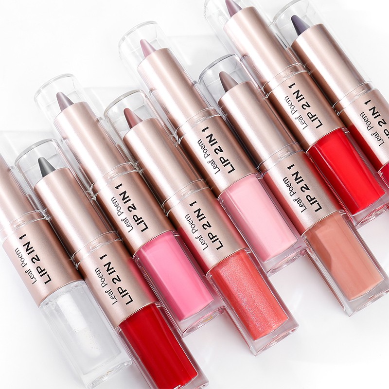 Lip Gloss Manufacturer - 2 in 1 Mirror Lip Gloss