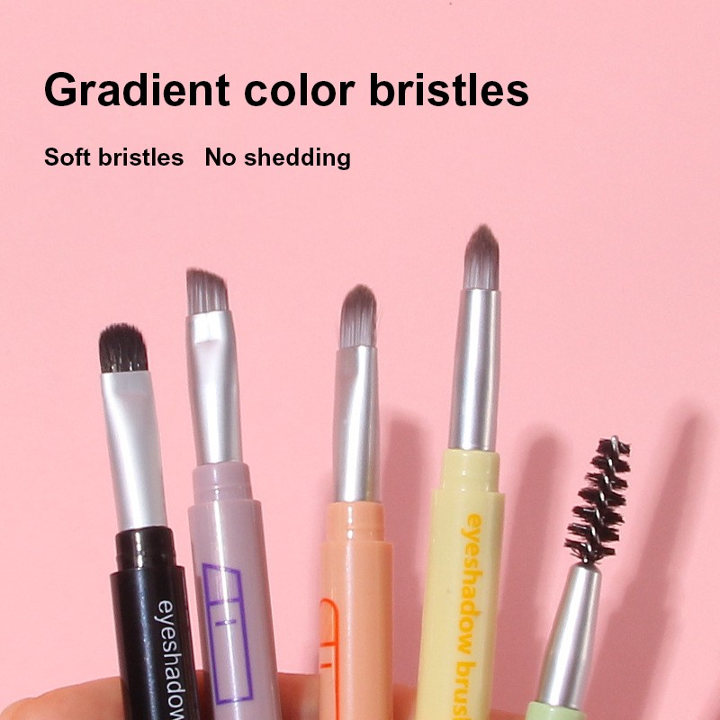 Makeup Brush Factory - 5 Color Pen Shape Brush Set