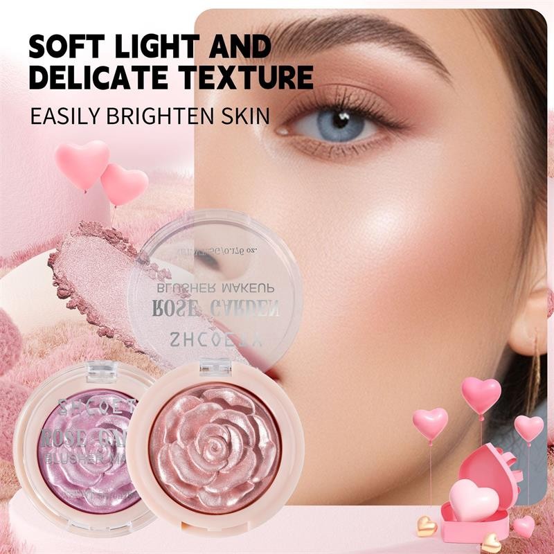 Highlighter Palette Supplier - 3D Rose Blush Palette
