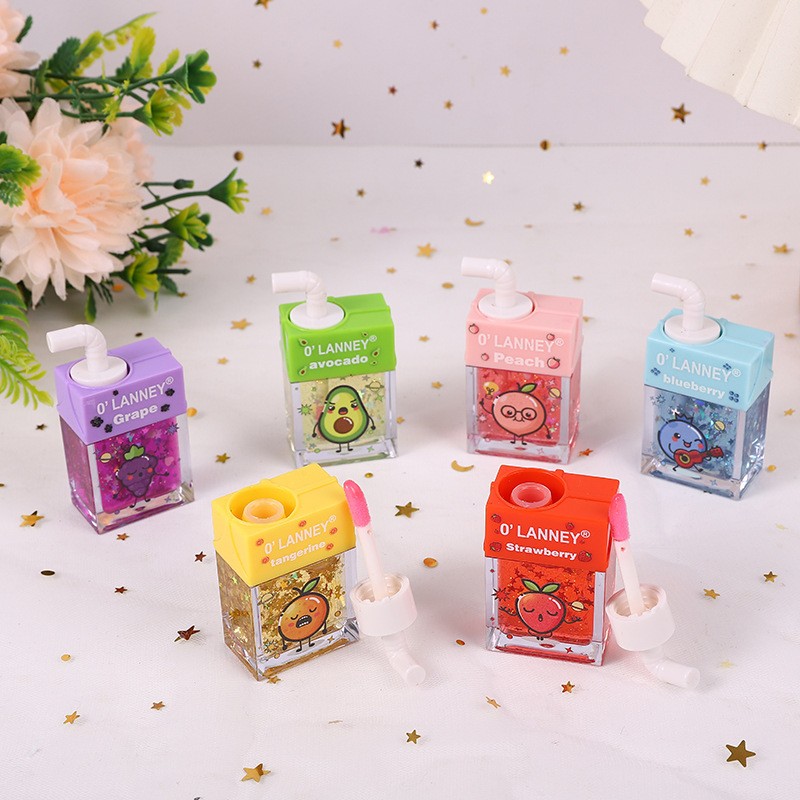 Lip Gloss Set Factory - 6 Color Gold Foil Gloss Set