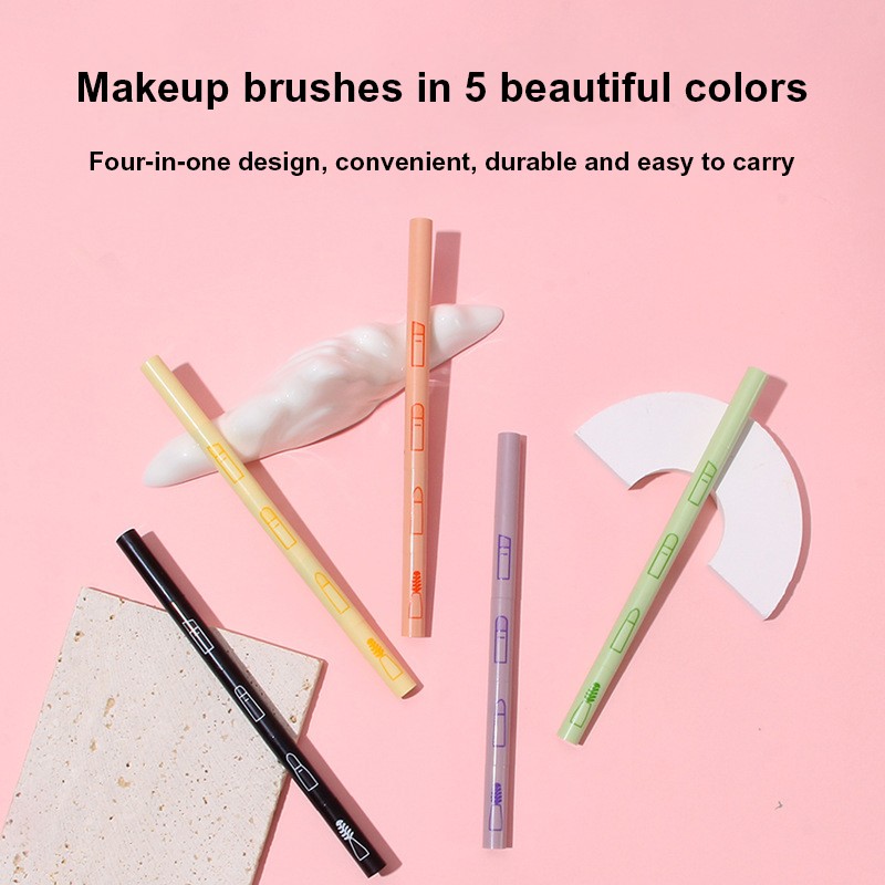 Makeup Brush Factory - 5 Color Pen Shape Brush Set