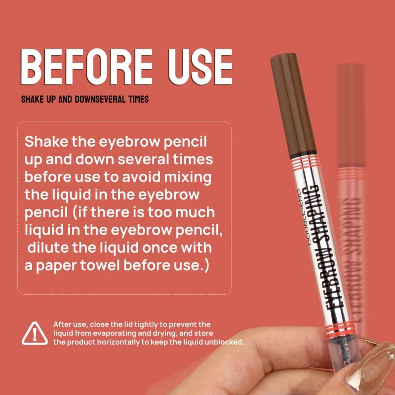 Liquid Brow Pencil Supplier - Double Head Quick Dry Pencil