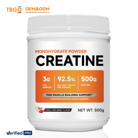 OEM/ODM Creatine Monohydrate Powder Manufacturer - 500 Grams Peach & Berry Flavor for Men's Fitness Support