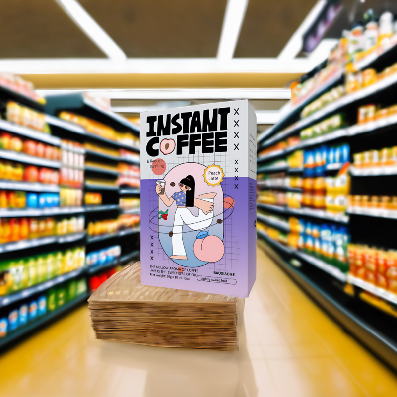 Adult Electrolyte Coffee Capsules Manufacturer - OEM/ODM Private Label Vitamin C Infused Instant Coffee Bitter Taste Box Packaging