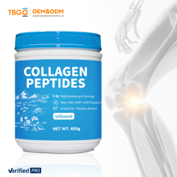 Wholesale Bovine Collagen Peptides Powder Manufacturer - 450g Supplement for Skin Hair Nail Joint Support