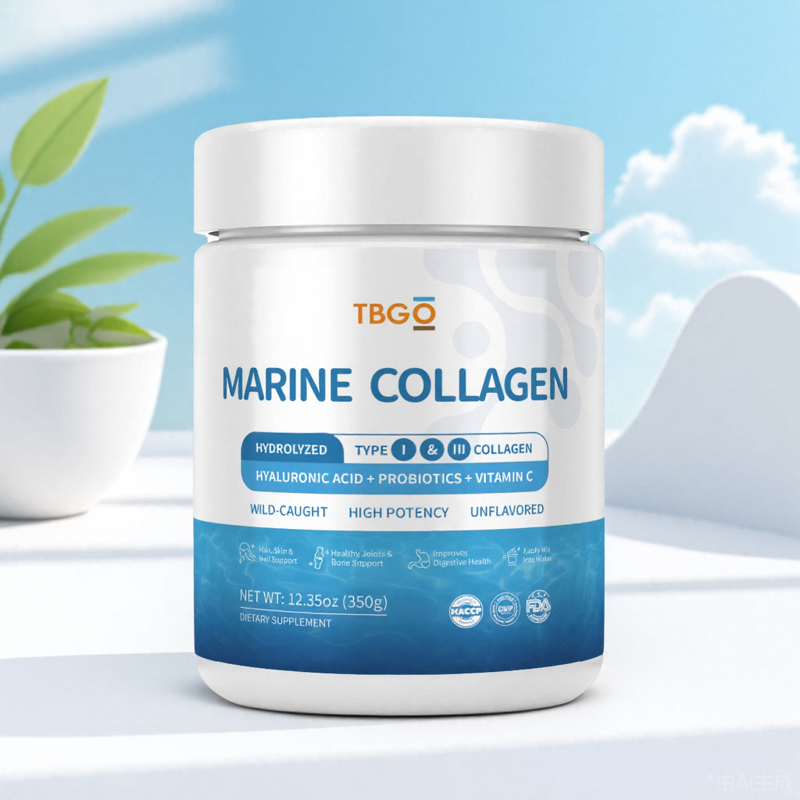 Marine Fish Collagen Peptide Powder Manufacturer - OEM/ODM Private Label High-Quality Supplement for Skin Brightening & Beauty