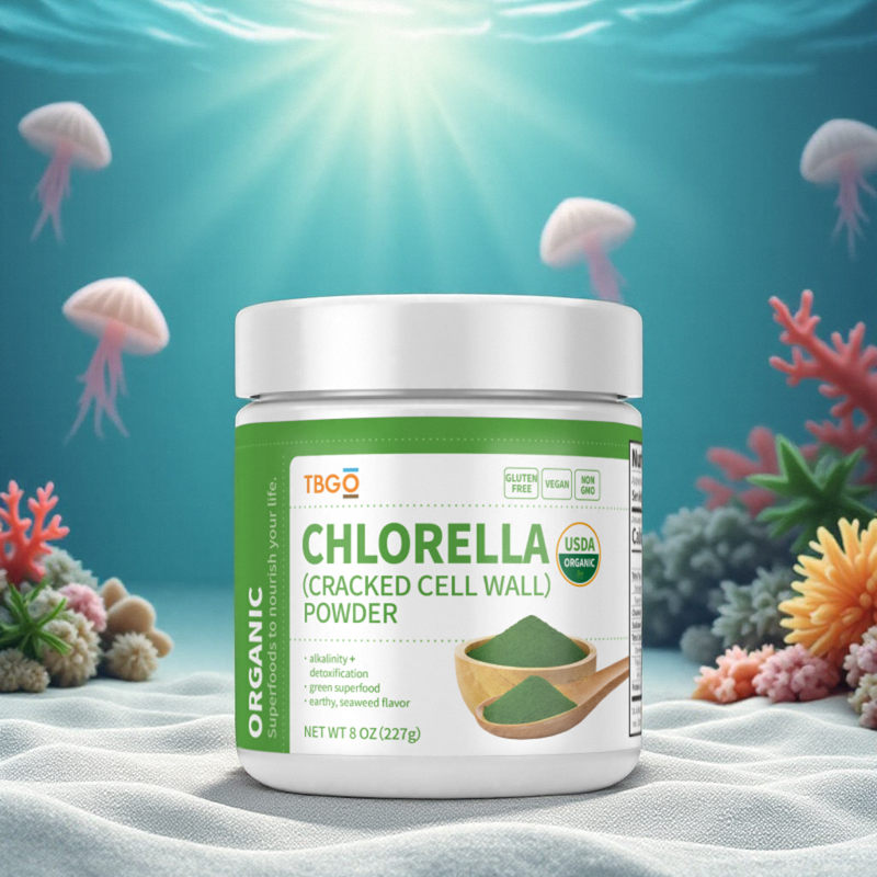 HALAL Certified Healthcare Products Manufacturer - OEM/ODM Wholesale EU Organic Chlorella Spirulina Powder