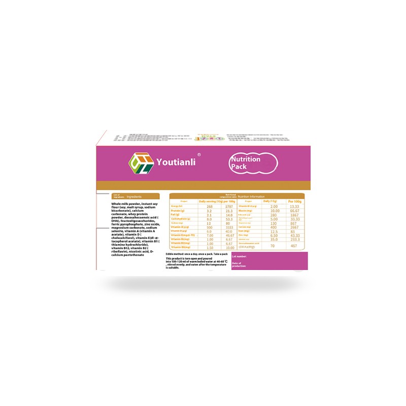 High-Quality Soybean Nutritional Protein Powder Manufacturer - OEM/ODM Private Label Fresh Box-Packaged Sweet Taste for Pregnant Women