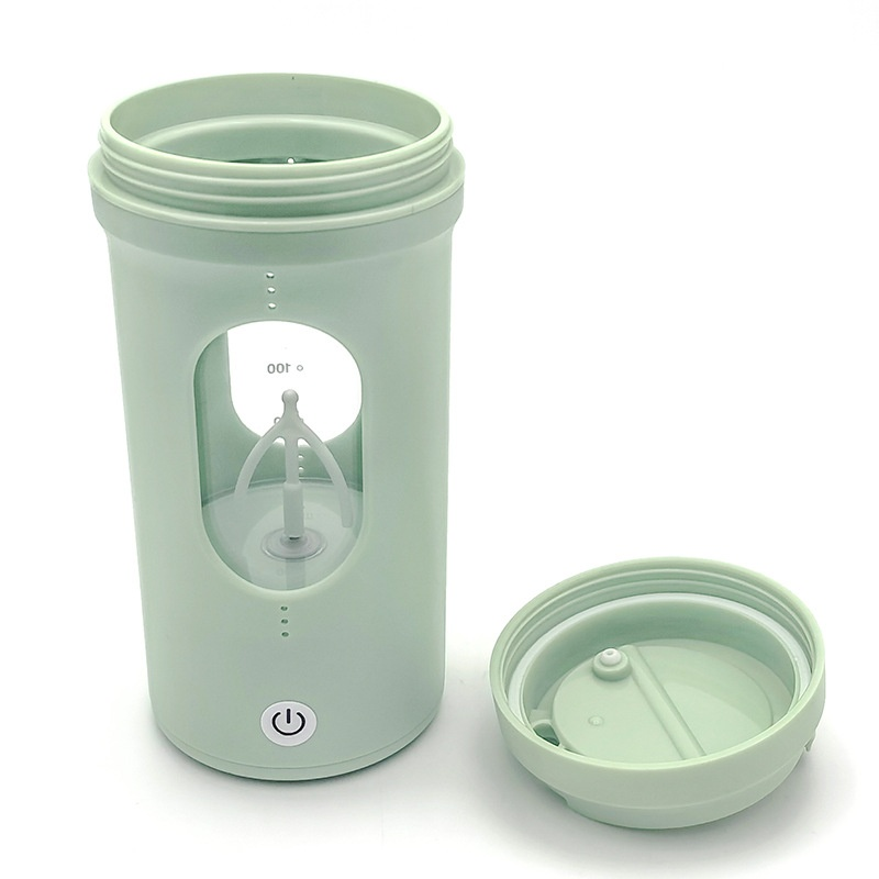 Automatic Rechargeable Shaker Cup Manufacturer - OEM/ODM Private Label Single-Piece Design for Protein Powder Soy Milk Travel Food Mixer