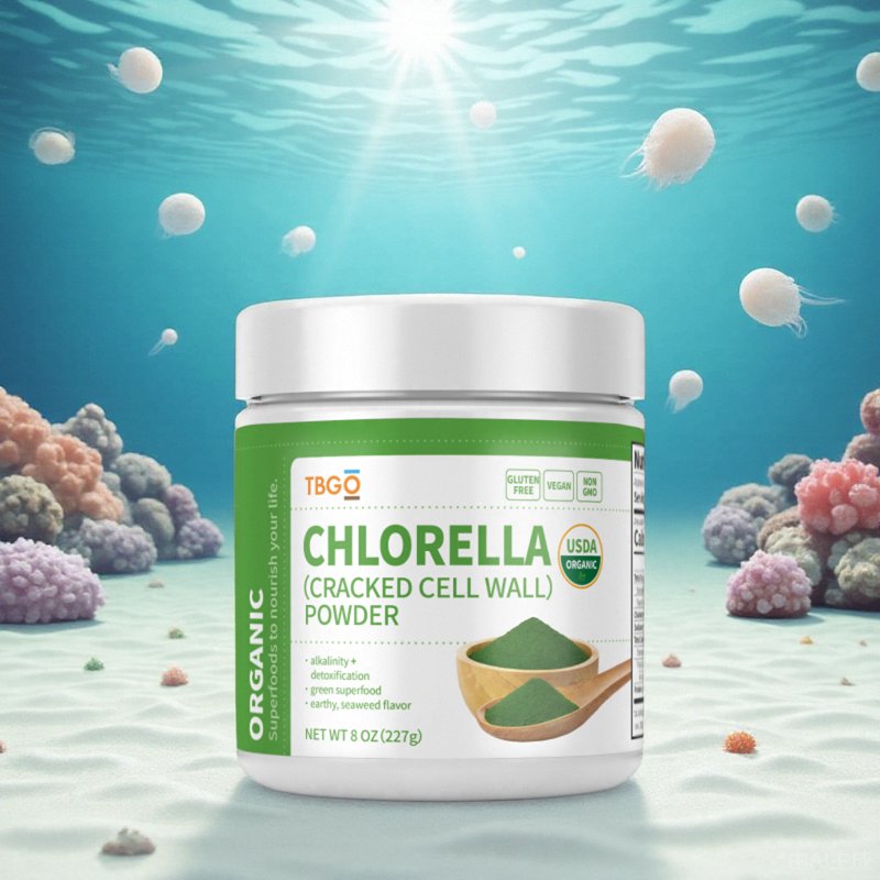 HALAL Certified Healthcare Products Manufacturer - OEM/ODM Wholesale EU Organic Chlorella Spirulina Powder