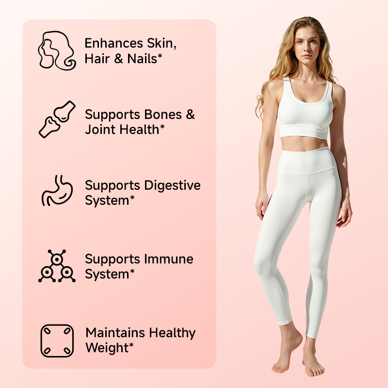 Marine Fish Collagen Peptide Powder Manufacturer - OEM/ODM Private Label Moisturizing Skin Support with Vitamin C Fruit Seed Extract Canned