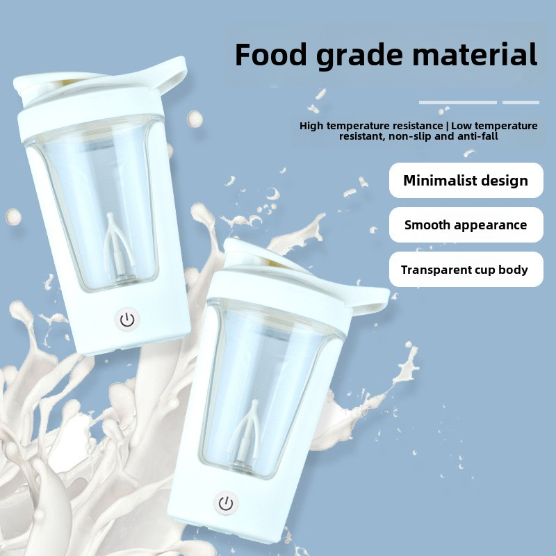 Upgraded Rechargeable Anti-Fall Electric Cup Manufacturer - OEM/ODM Private Label Automatic Stirring Cup Temperature Resistant for Coffee Fitness Party