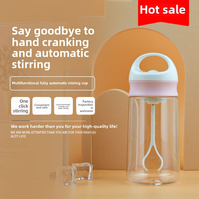 Fully Automatic Electric Mixing Cup Manufacturer - OEM/ODM Private Label Sports Water Bottle for Protein Powder & Meal Replacement Direct Drinking