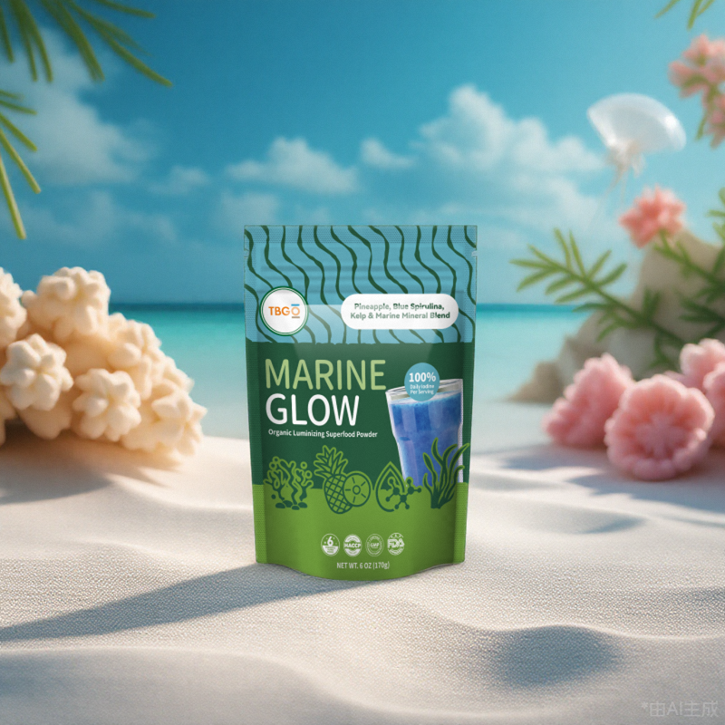 OEM/ODM Pineapple Kelp Mineral Blend Powder Manufacturer - Private Label Food-Grade Vitamin-Rich Supplement Vacuum-Packed