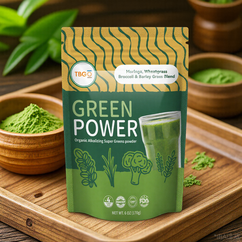 HACCP Certified Barley Grass Powder Manufacturer - OEM/ODM Wholesale Organic Supplement with Moringa Powder ISO Certified