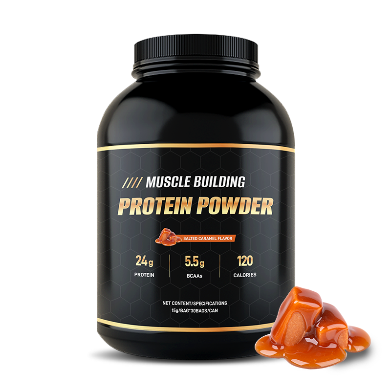 Instantized Micellar Casein Protein Powder Manufacturer - Private Label Slow Release for Overnight Recovery Salted Caramel Flavor