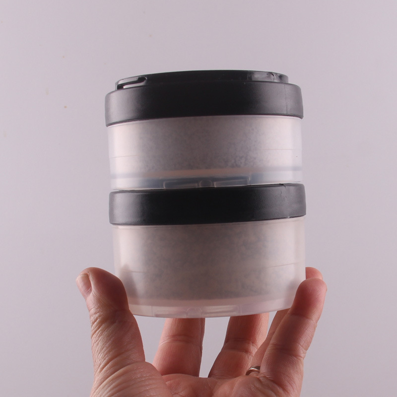 Athletic Drink Mixer Manufacturer - OEM/ODM Private Label High-Efficiency Shaker Bottle with Dual Powder Boxes Bodybuilding Essentials