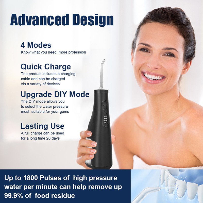 Teeth Whitener Supplier - Portable Water Flosser Cleaner