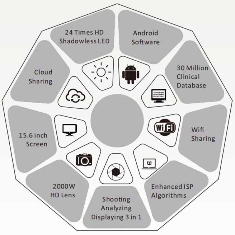 Skin Analyzer Software Factory - Digital System Facial Diagnosis