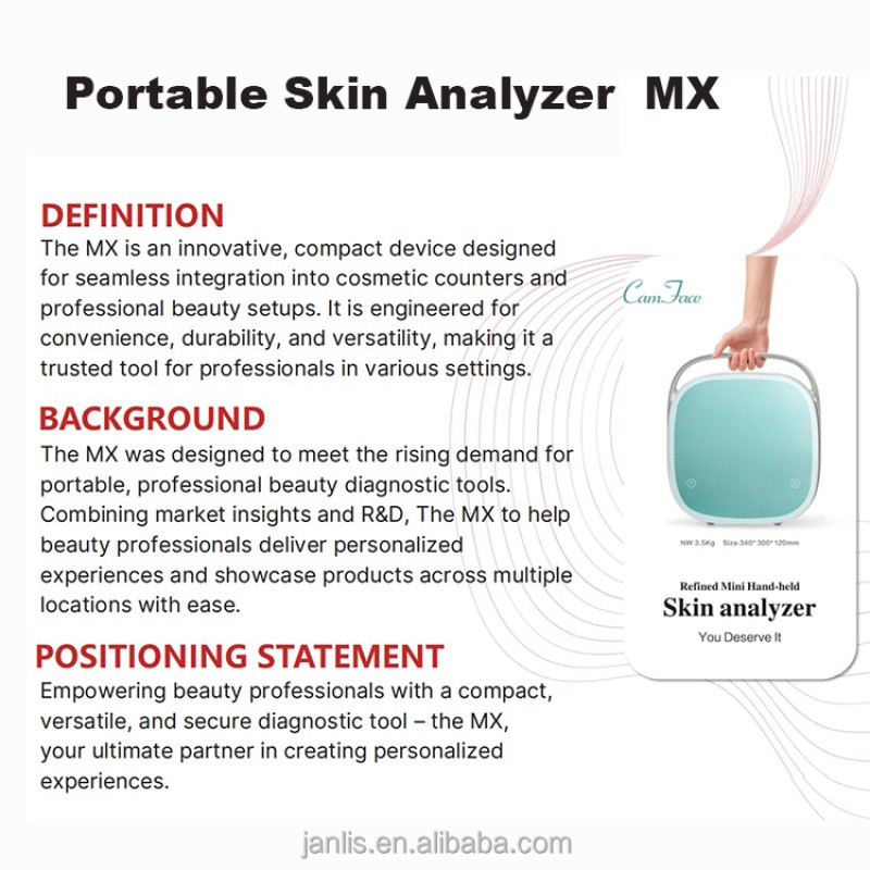 Portable Skin Analyzer Supplier - AI Scanner Camera Device