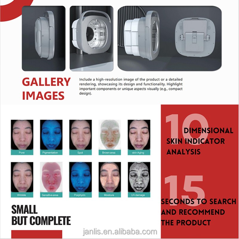 Portable Skin Analyzer Supplier - AI Scanner Camera Device