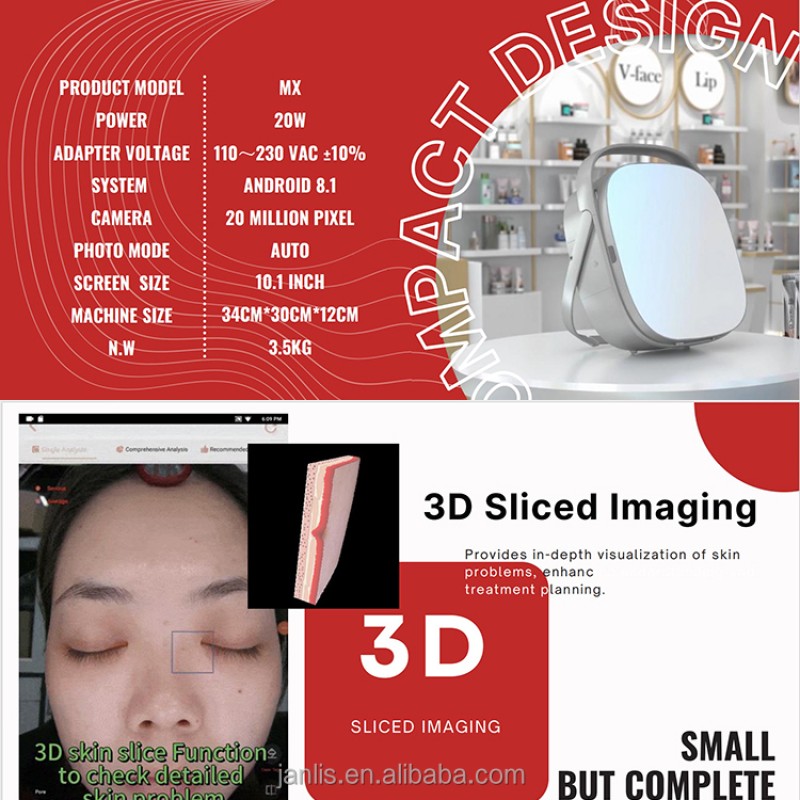 Portable Skin Analyzer Supplier - AI Scanner Camera Device