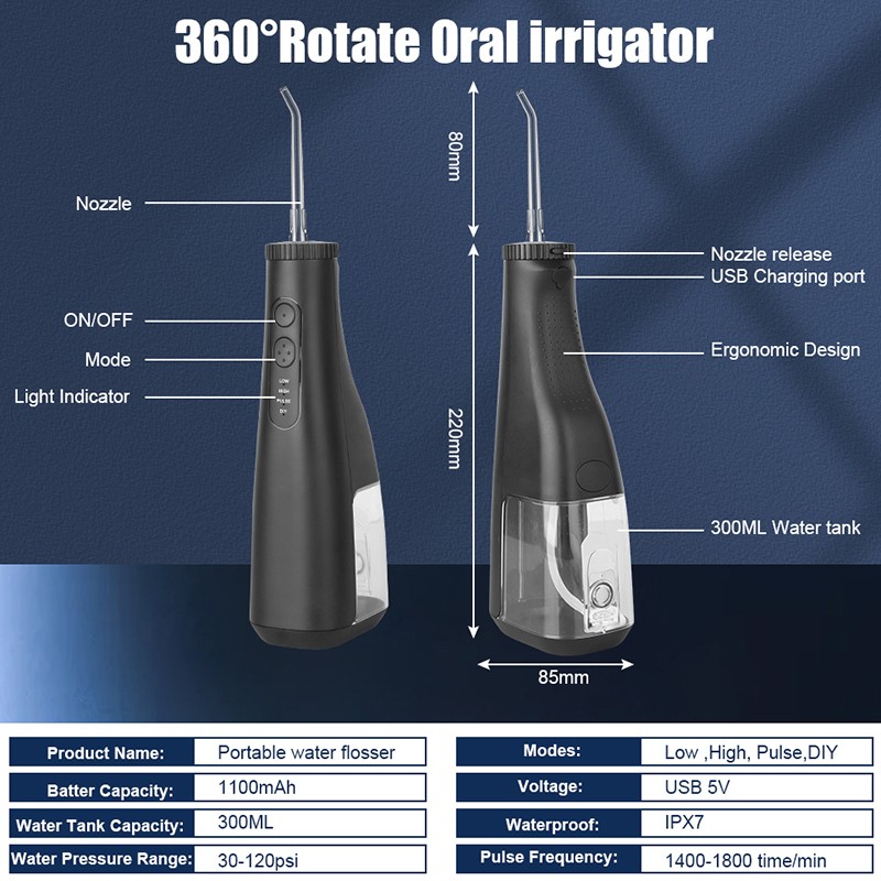 Dental Flosser Manufacturer - Multi-speed Adjustable Flosser