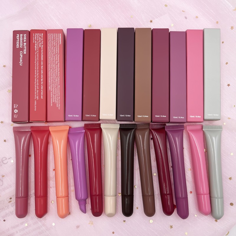 Lip Gloss Manufacturer - Custom Logo Vegan Plumping Lip Gloss