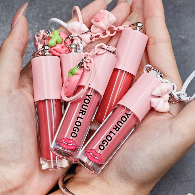 Lipgloss Keychain Manufacturer - Custom Logo Color Changing Lip Gloss