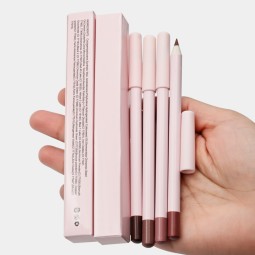 Lip Pencil Manufacturer - Custom Logo Wooden Vegan Lip Liner