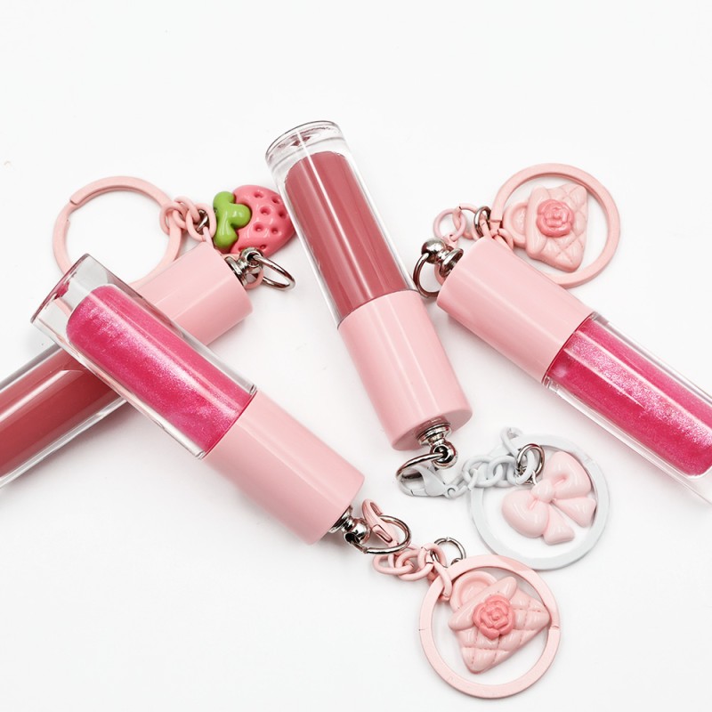 Lipgloss Keychain Manufacturer - Custom Logo Color Changing Lip Gloss