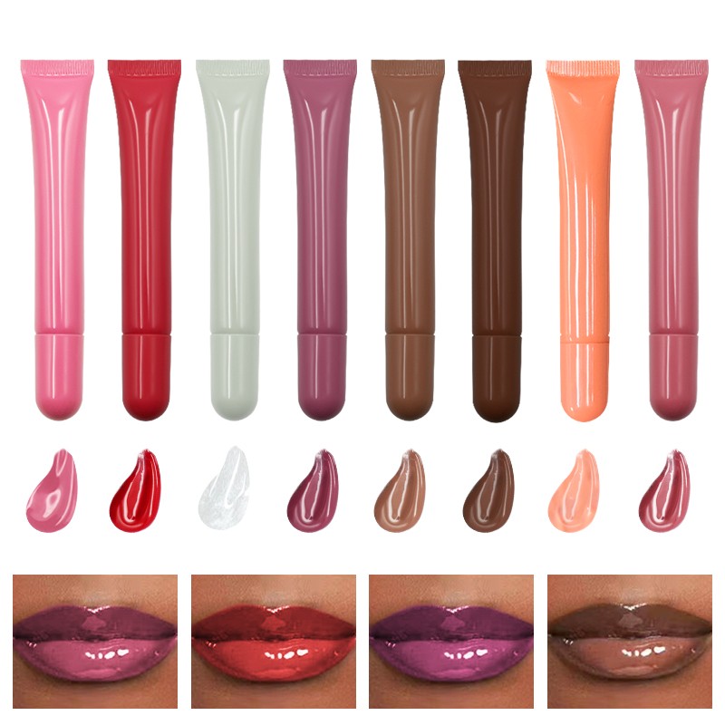Lip Gloss Manufacturer - Custom Logo Vegan Plumping Lip Gloss