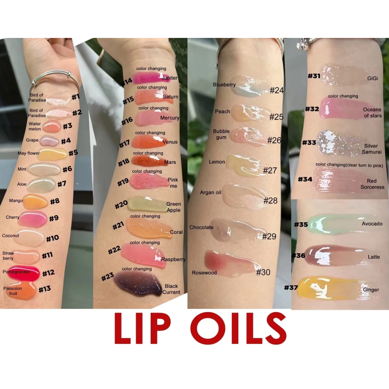 Lipgloss Keychain Manufacturer - Custom Logo Color Changing Lip Gloss