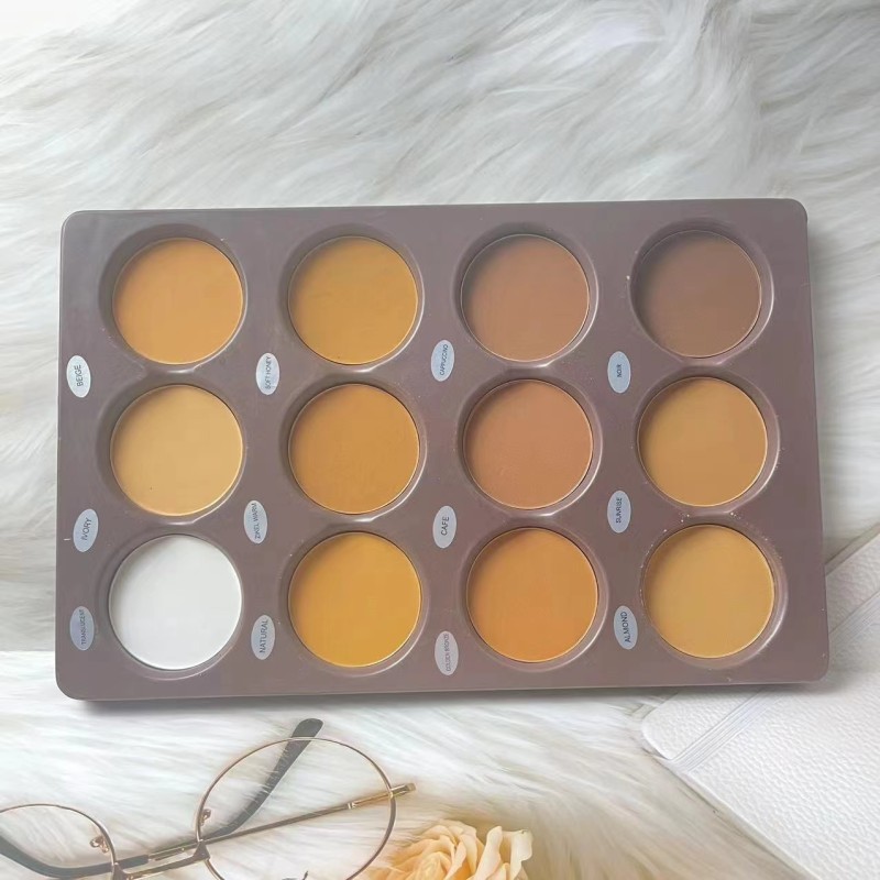 Bronzer Palette Supplier - 16 Color Matte Pressed Powder Contour