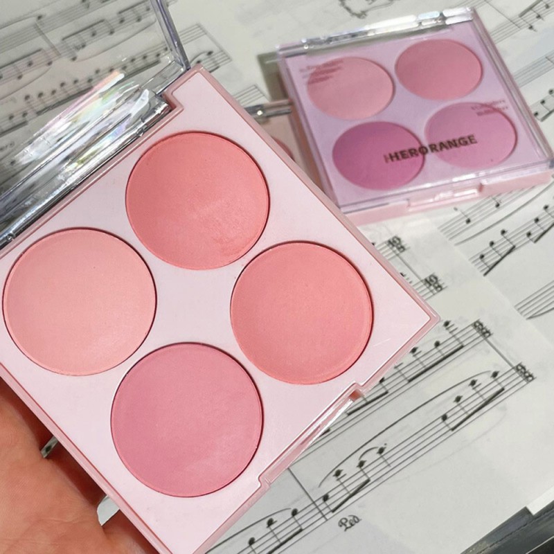 Blush Palette Supplier - 4 Color Natural Nude Makeup Professional