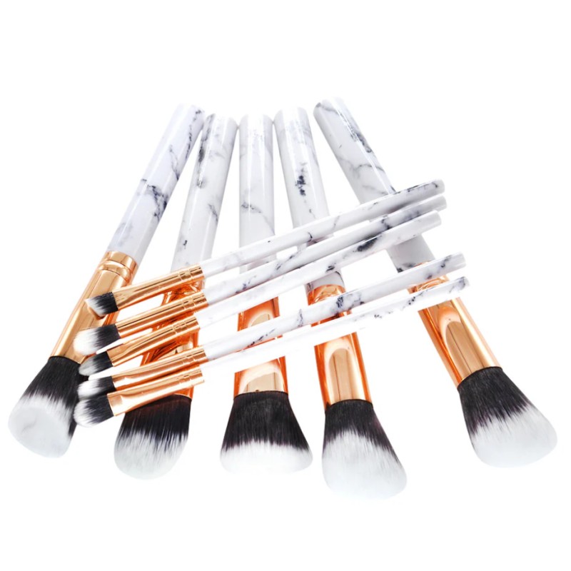 Makeup Brush Set Factory - White Marble Professional