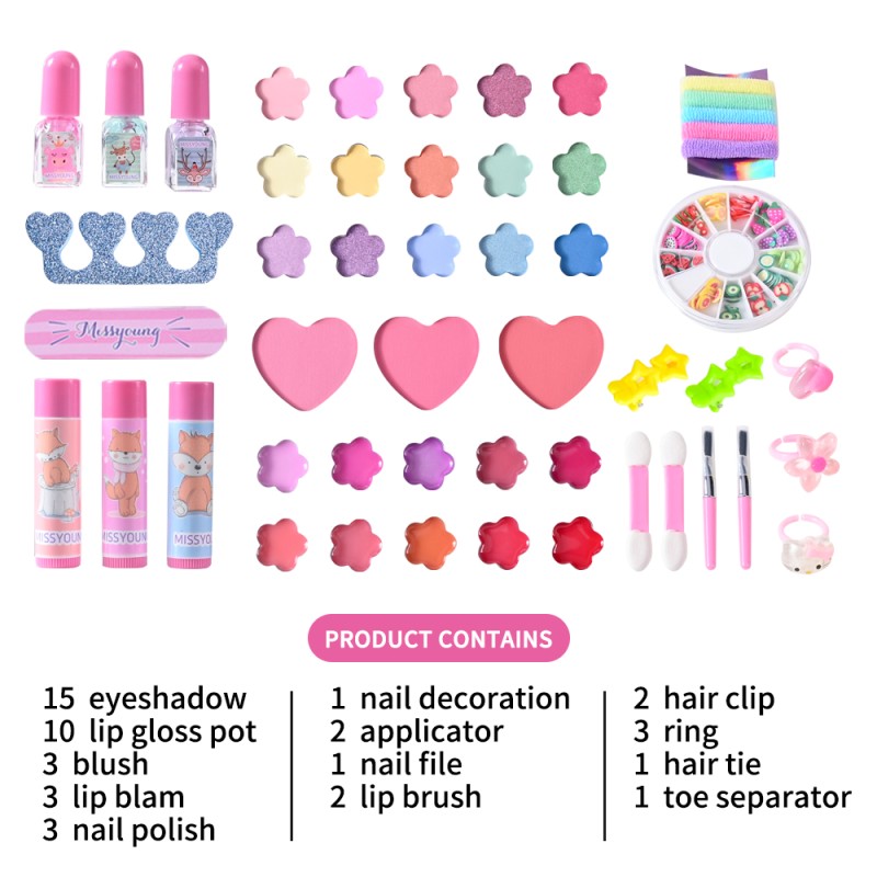 Kids Makeup Set Manufacturer - Toy Gloss Nail Polish Complete