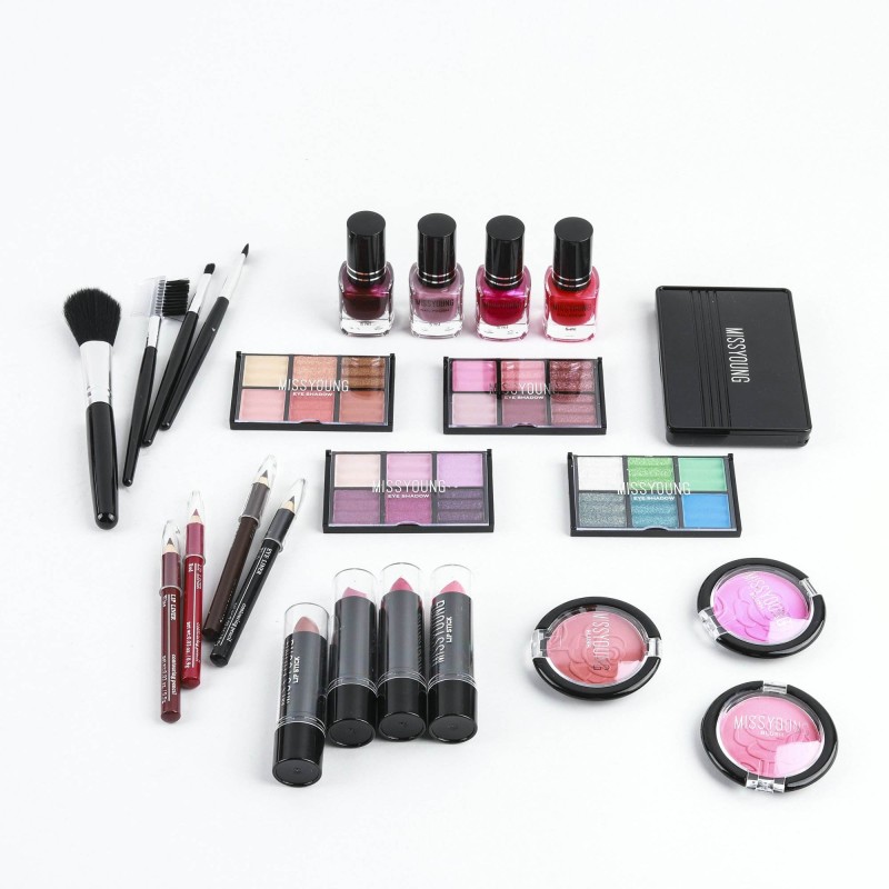 Makeup Set Supplier - Multi Functional Eye Shadow Lipstick Blusher