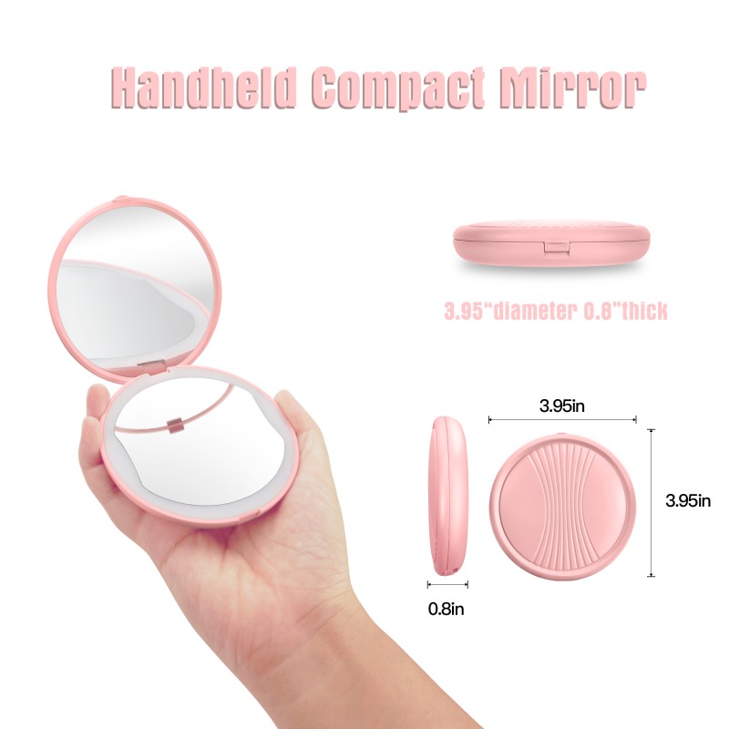 Mirror Factory - Handheld Magnifying LED Travel