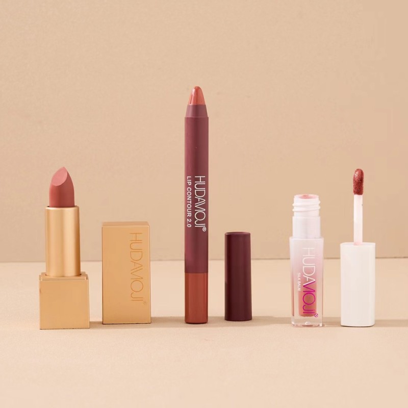 Lip Set Manufacturer - 3-in-1 Velvet Matte Pencil