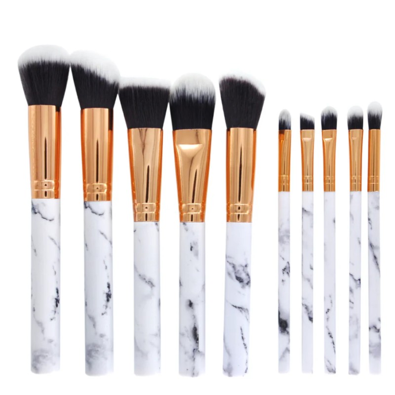 Makeup Brush Set Factory - White Marble Professional