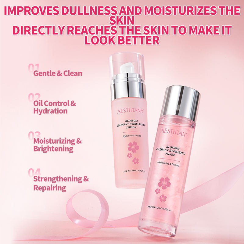 Sakura Skincare Kit Supplier - 8 Piece Hydrating Brightening Set