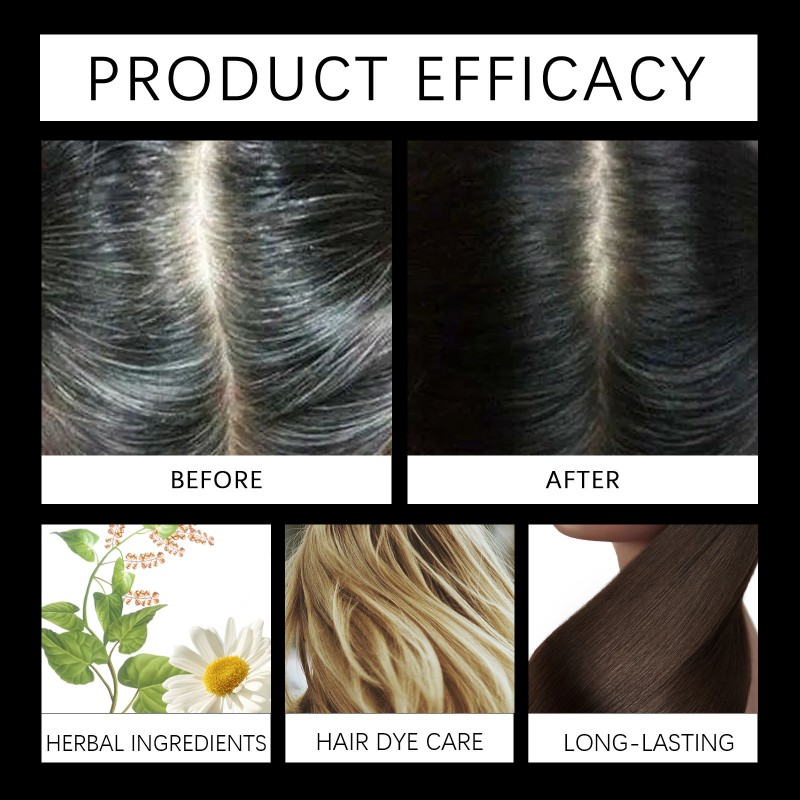 Herbal Shampoo Supplier - Black Hair Dye Gentle Clean