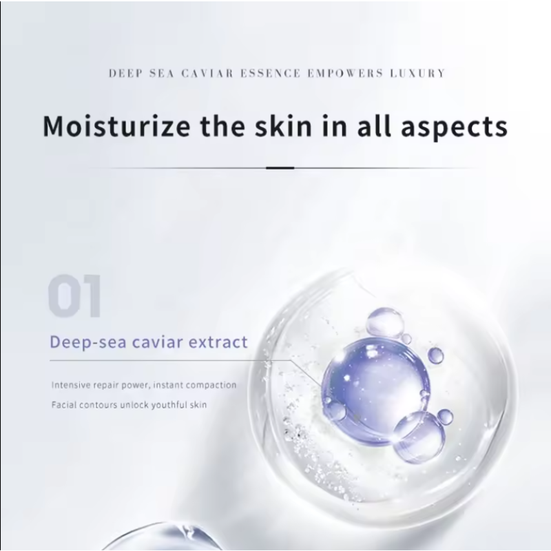 Caviar Skincare Set Factory - Peptide Whitening Anti Aging Kit