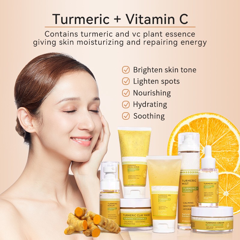 Turmeric Skincare Manufacturer - Private Label Anti Acne Dark Spot Whitening