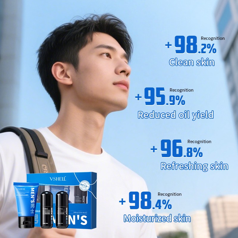 Men's Travel Kit Supplier - Mini 3 Step Skincare Set