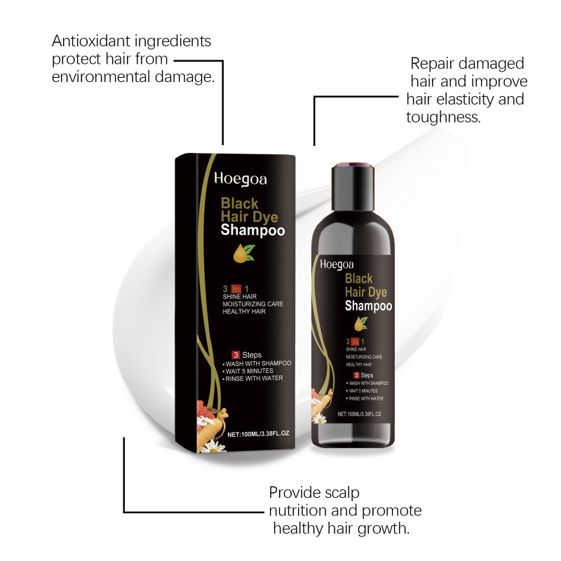 Herbal Shampoo Supplier - Black Hair Dye Gentle Clean