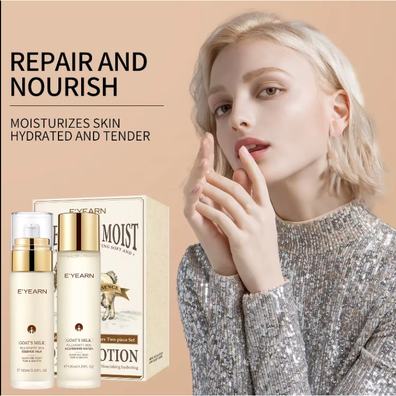 Goat Milk Facial Set Factory - 2 Piece Moisturizing Starter Kit