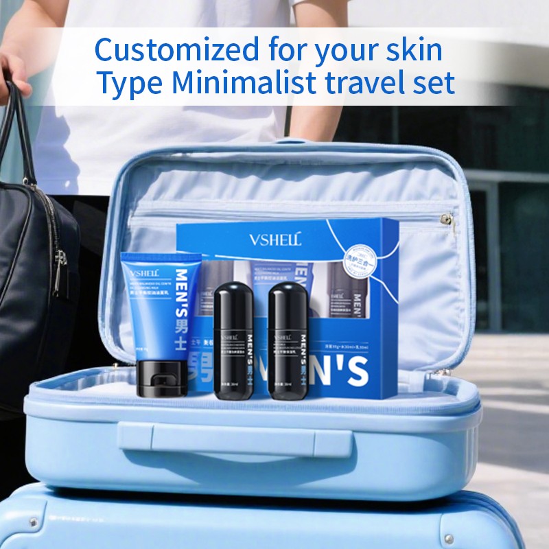 Men's Travel Kit Supplier - Mini 3 Step Skincare Set