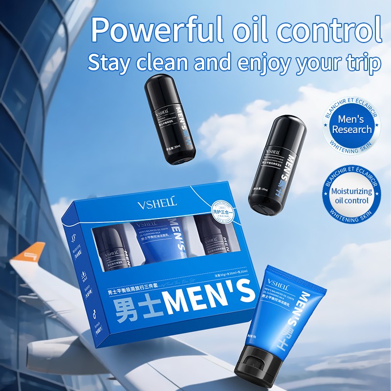 Men's Travel Kit Supplier - Mini 3 Step Skincare Set